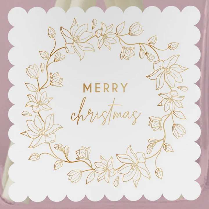 Merry Christmas – Luxe Gold Foil Candle
