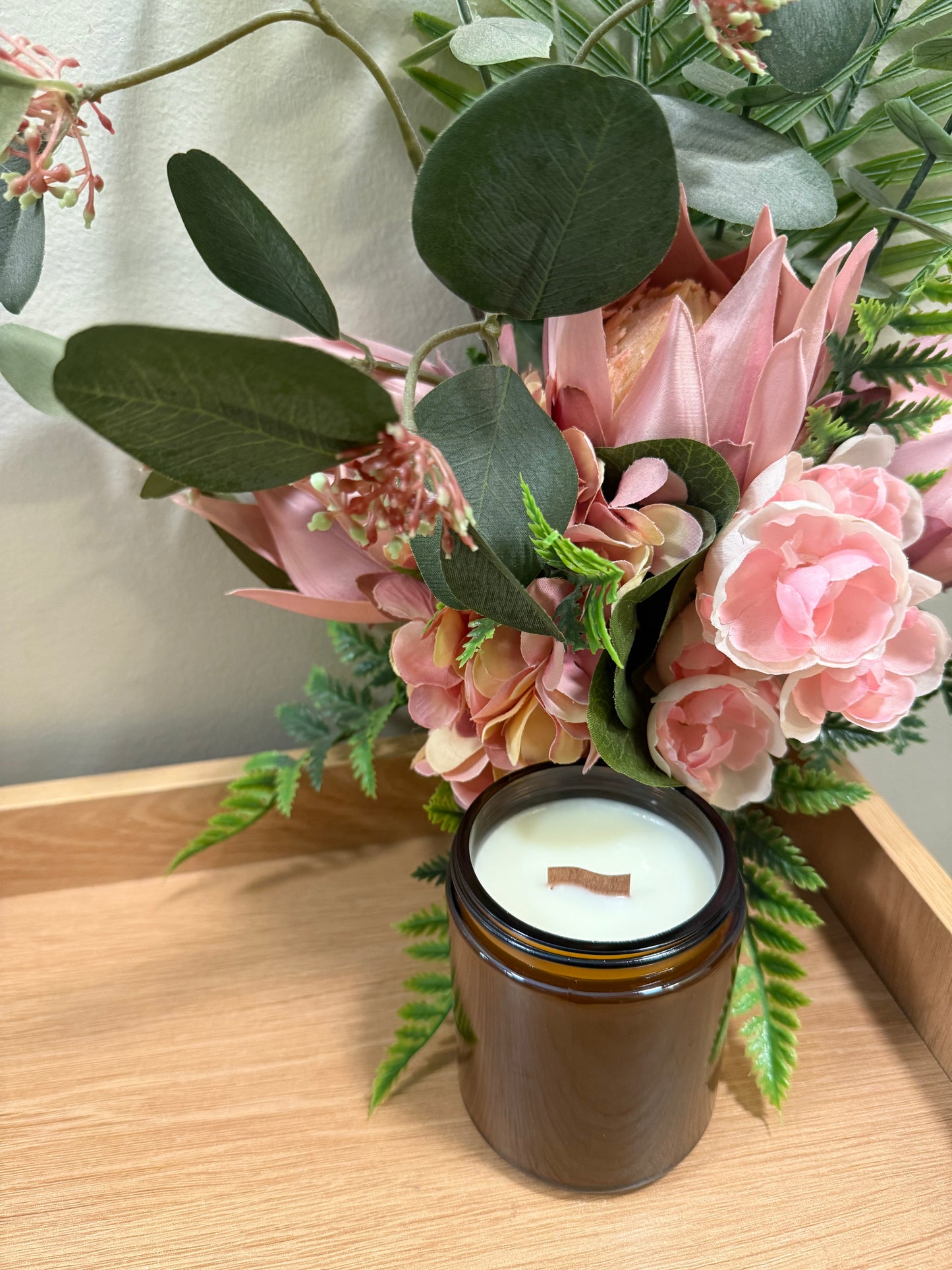 Amber Solstice Candle