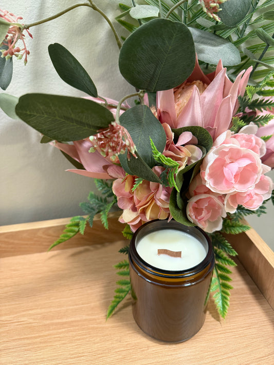 Amber Solstice Candle