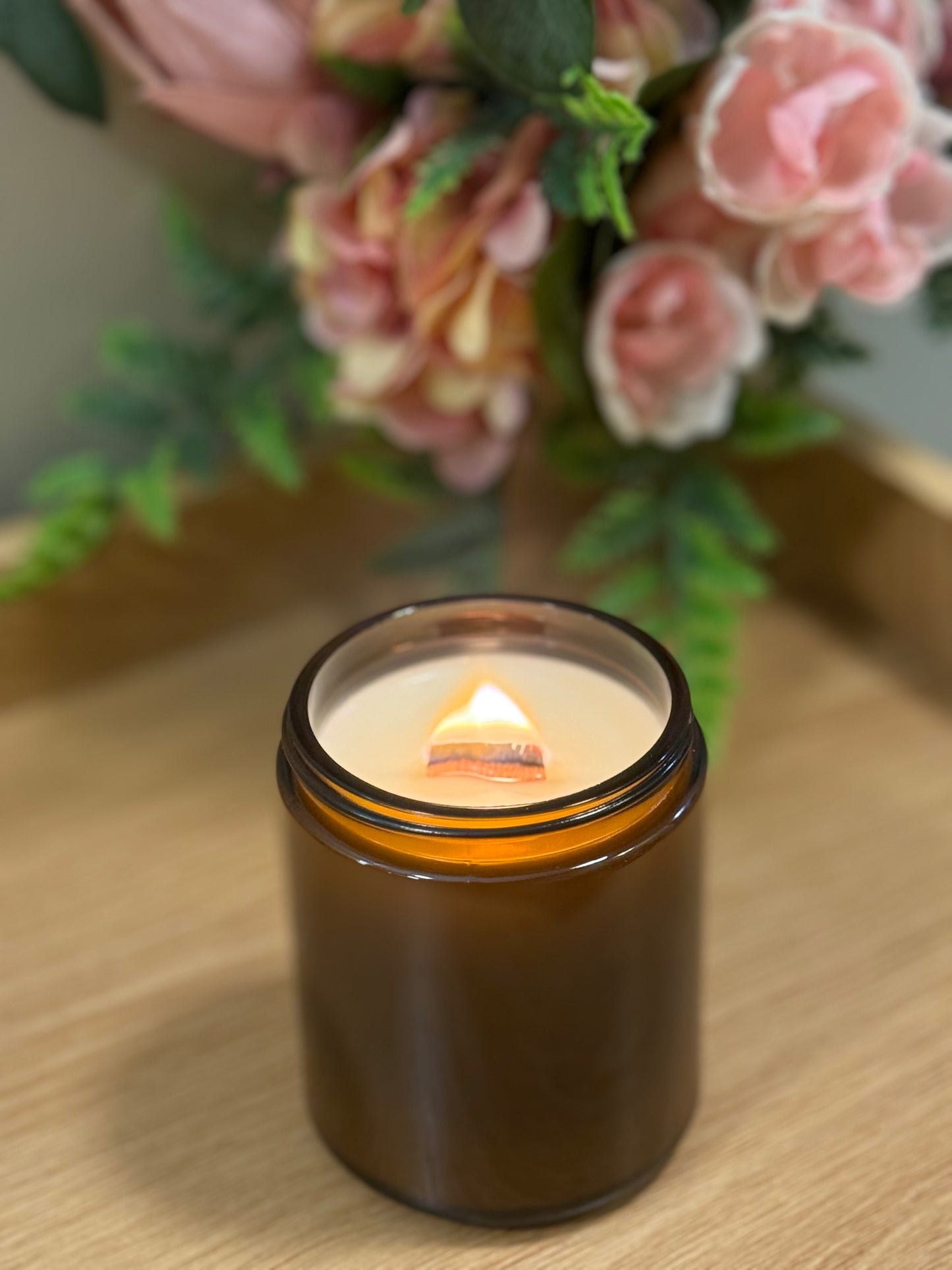 Amber Solstice Candle