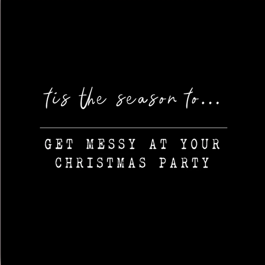 ’Tis the Season to Get Messy – Christmas Candle